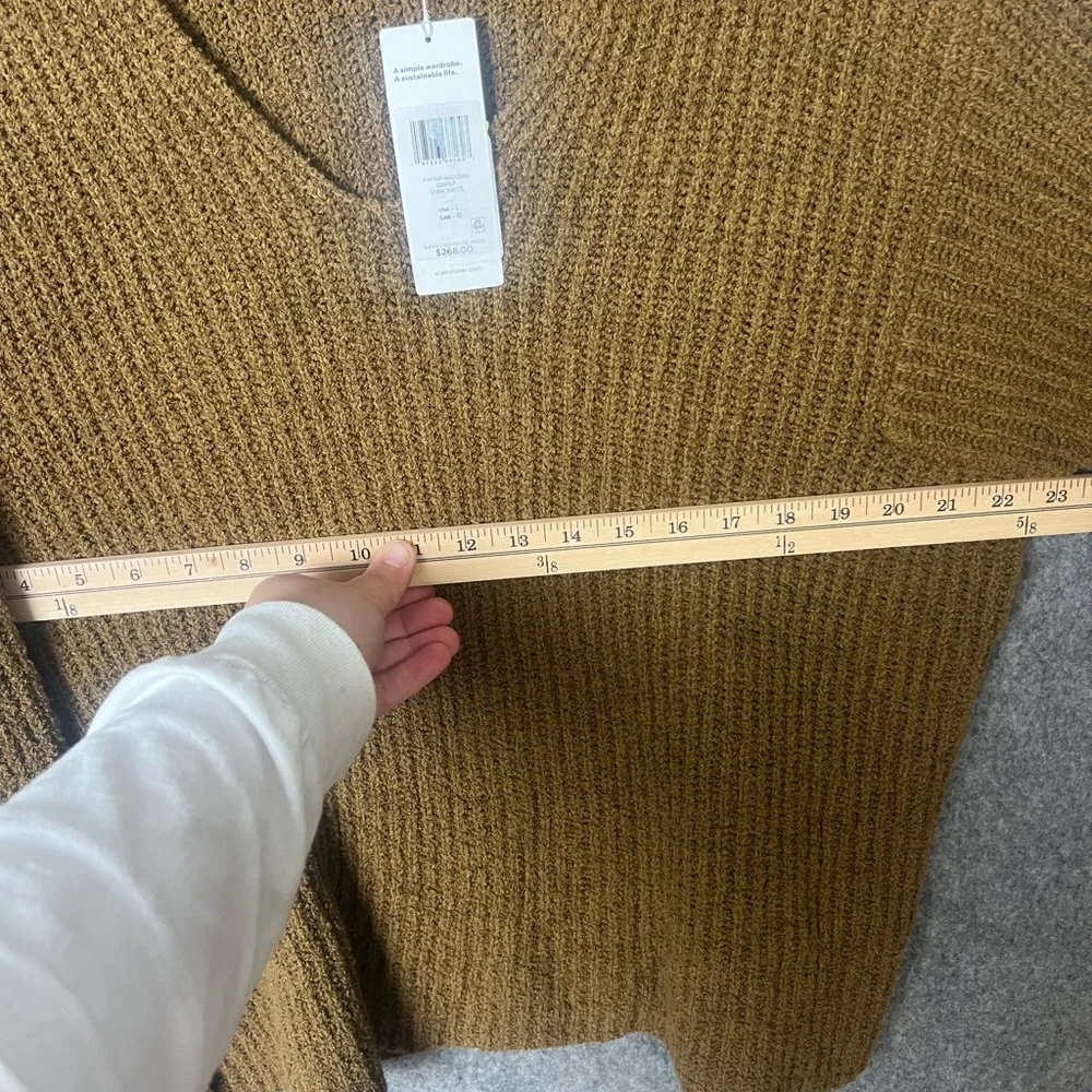 Eileen‎ Fisher Woman Size XL V-Neck
Organic Cotton & Cashmere Blend Sweater
NWT - Picture 5 of 9